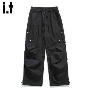 it :5cm/FIVECM潮牌山系户外伞兵工装裤男款2025秋冬运动阔腿长裤