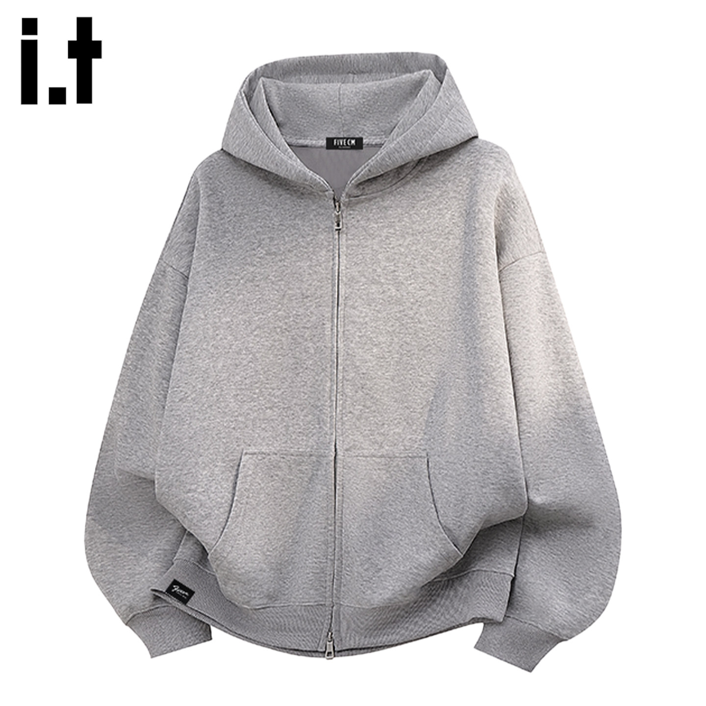it :5cm/FIVECM美式高街设计感拉链外套2026春季连帽休闲开衫卫衣,男装,卫衣,淘宝优惠券,粉丝福利购,淘宝优惠卷