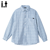 5cm FIVECM潮牌小香风长袖 衬衫 男女2026春秋季 盐系高级感外套