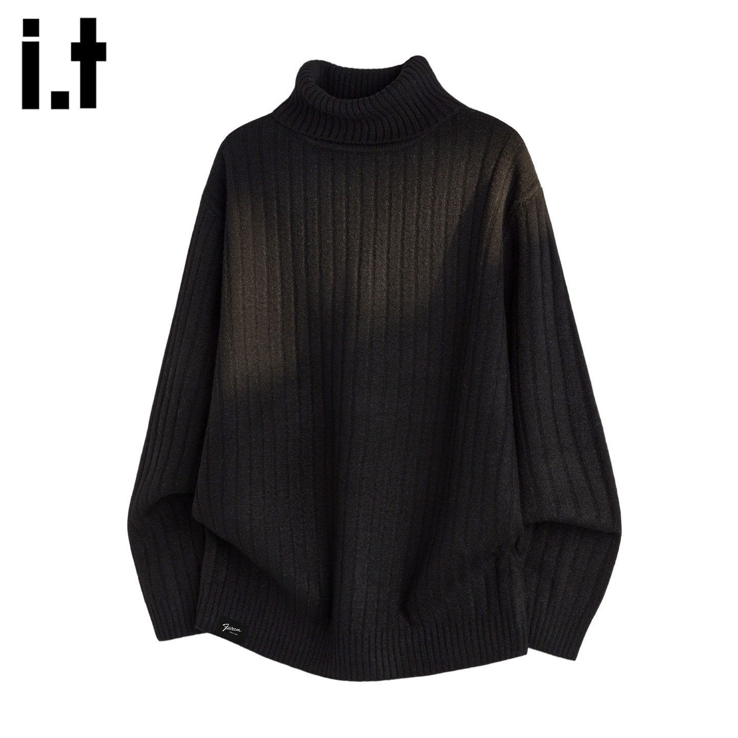 IT'S5cm黑色高领打底衫毛衣