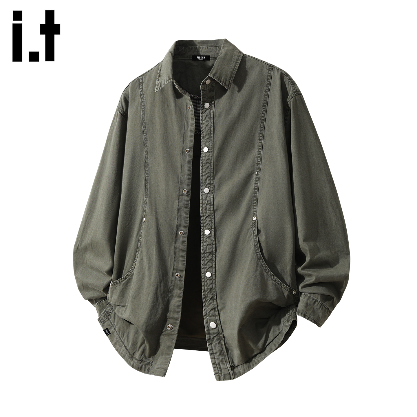 it5cm潮牌拼接百搭夹克外套