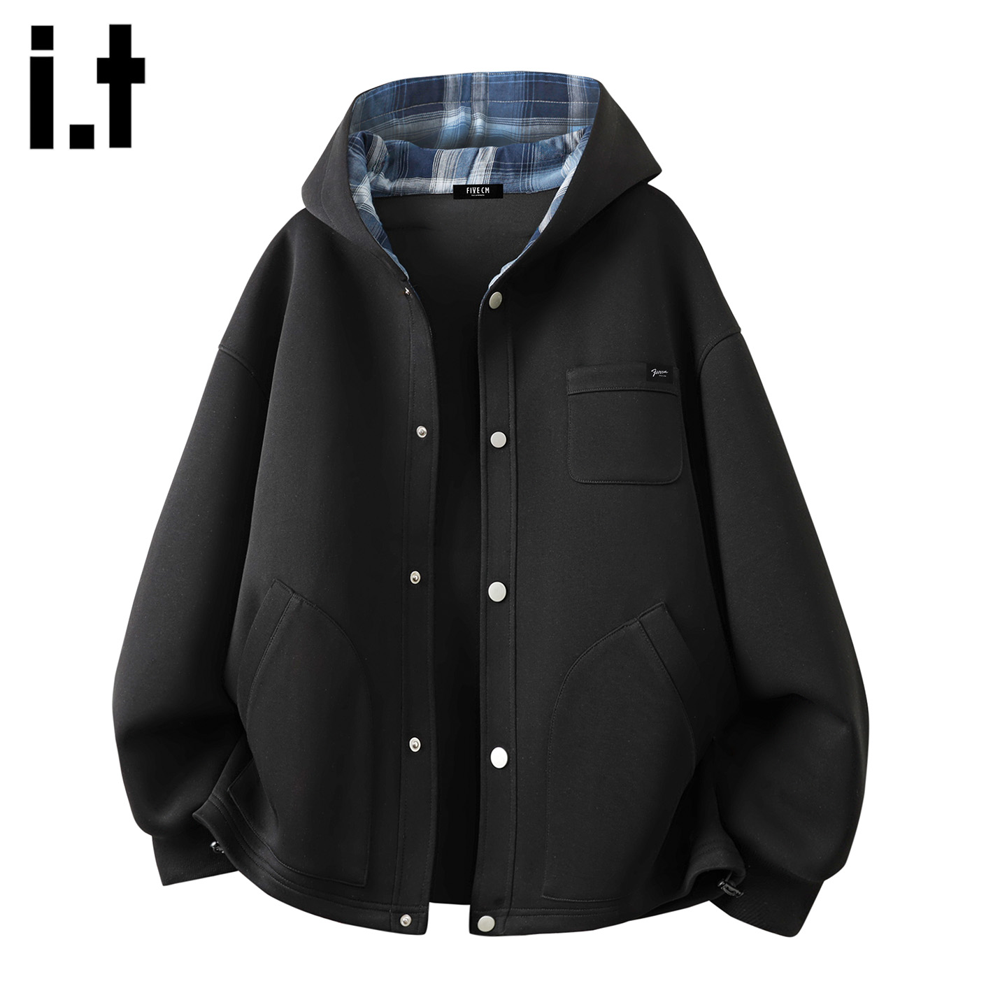 美式潮流设计感连帽卫衣