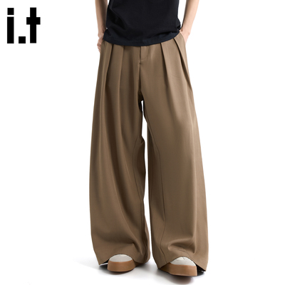 IT'S5cm/五cm褶皱垂感西装裤