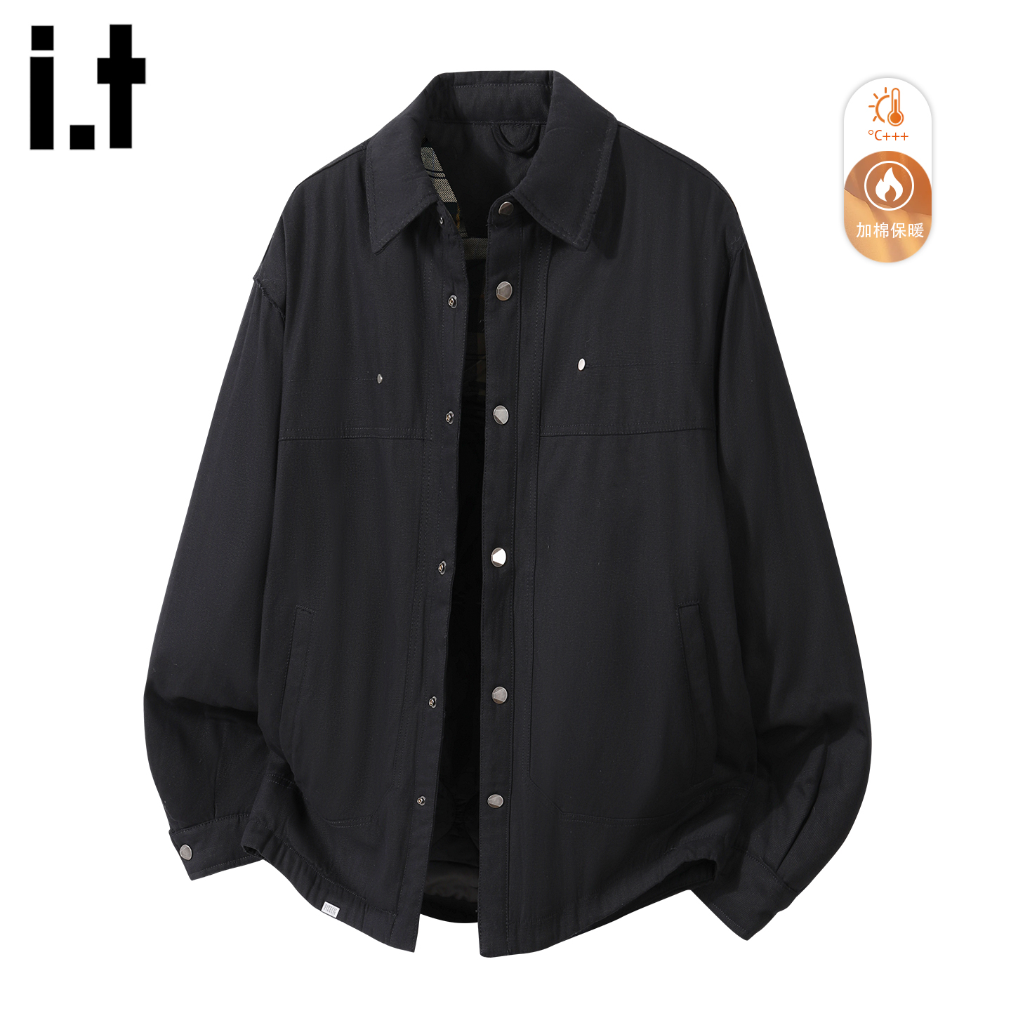 it5cm加厚保暖抗寒男士棉服