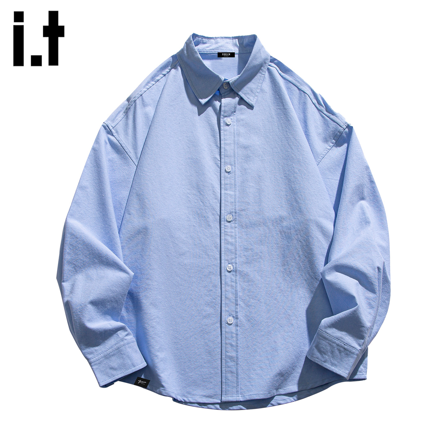 潮牌休闲翻领长袖衬衫外套