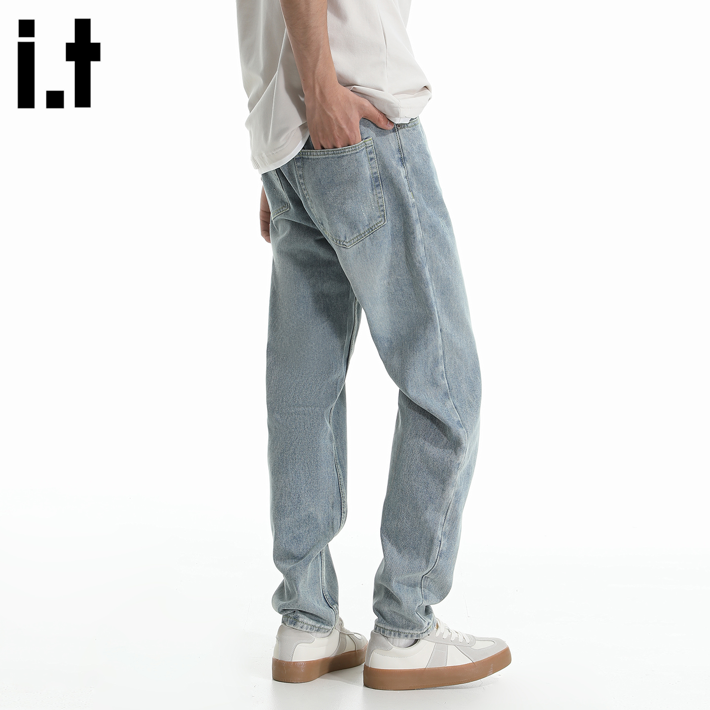 it5cm美式潮流复古牛仔裤