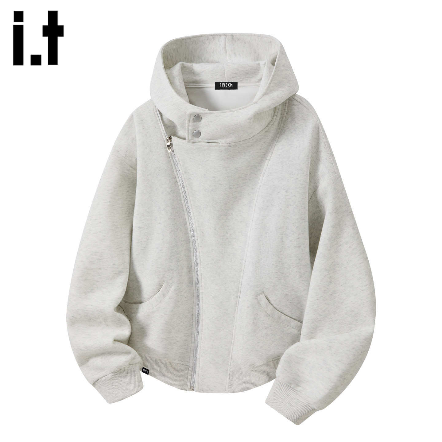 it :5cm/FIVECM美式高街休闲连帽卫衣男女2026春秋季情侣解构外套