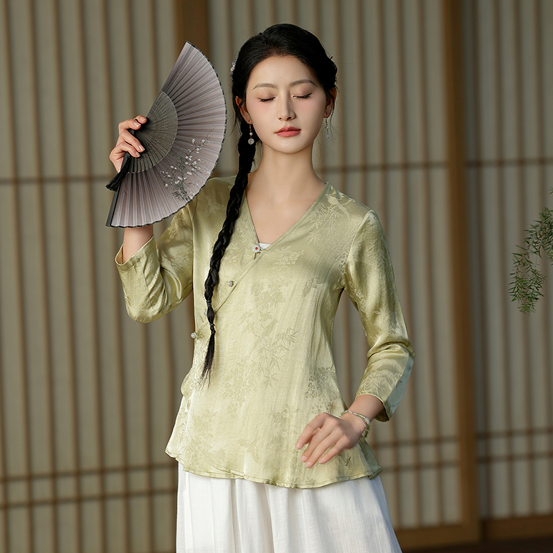 新中式女装2025新款禅意茶服