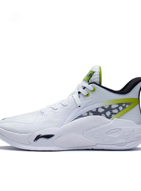 李宁反伍BADFIVE草木皆兵暴风V2男子减震回弹篮球鞋ABFS007-1