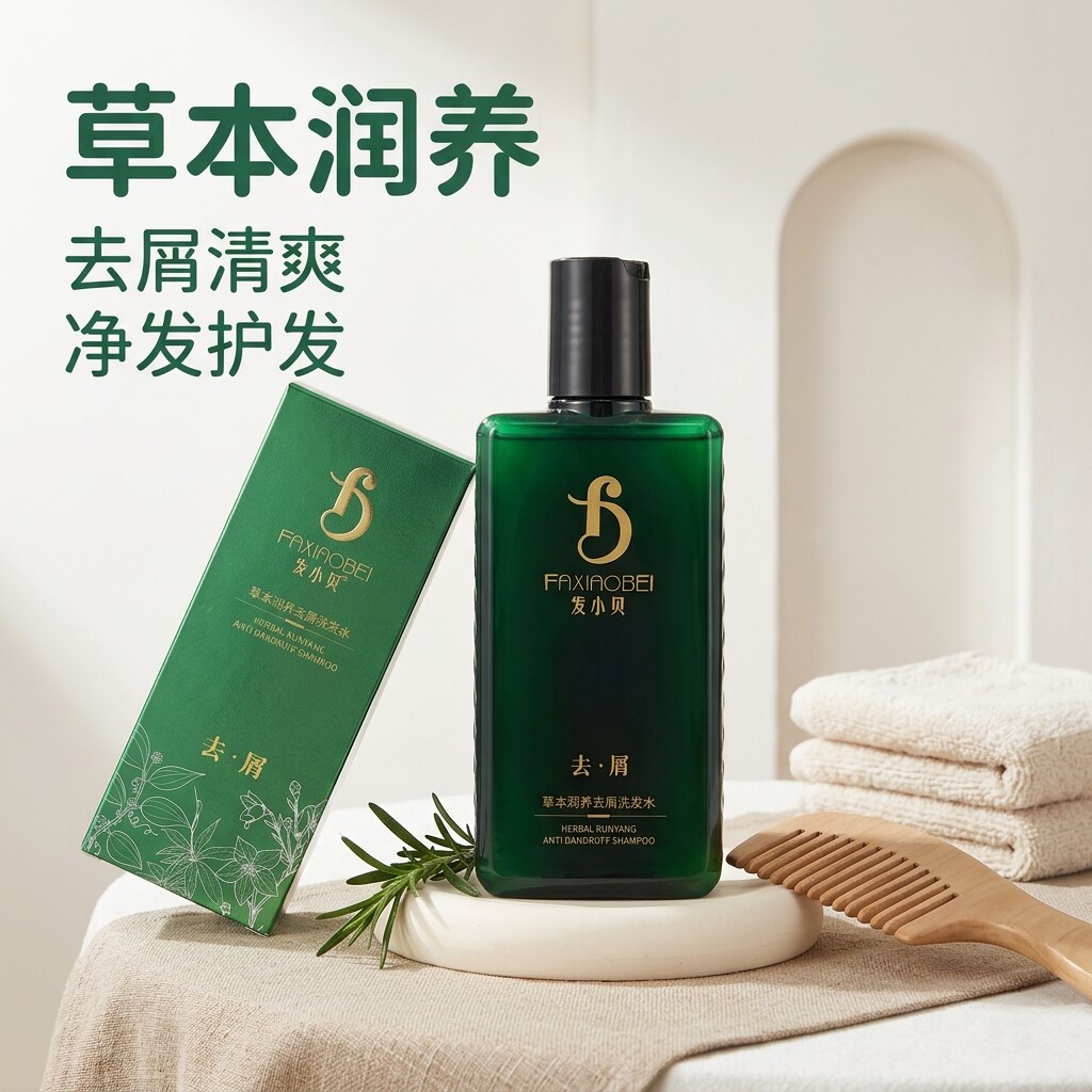 发小贝草本去屑控油蓬松洗发水