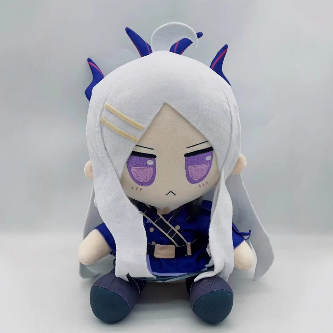 碧蓝档案同人玩偶毛绒公仔 蔚蓝档案动漫周边二次元软萌优香20cm