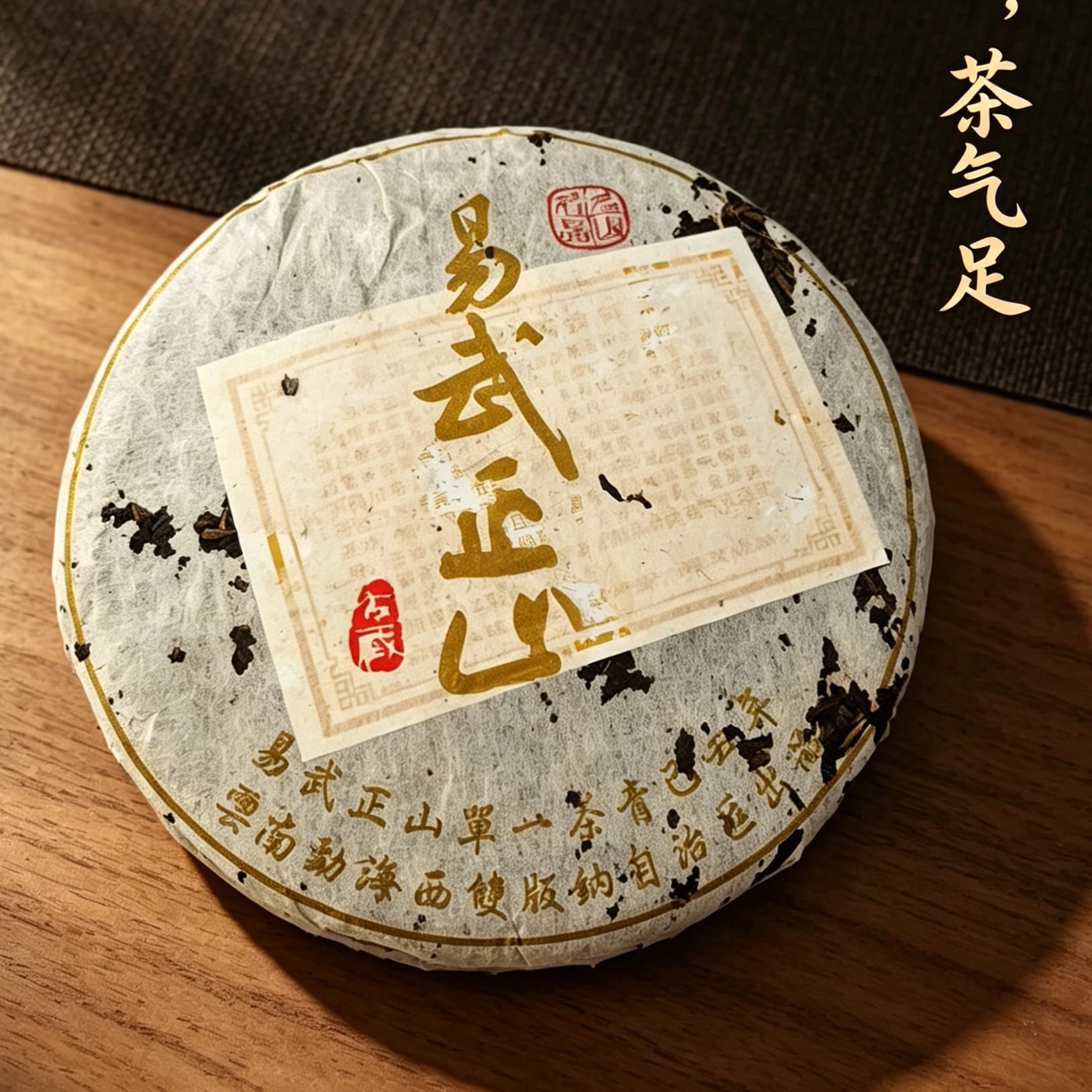 2009年云南普洱茶生茶生饼易武正山高山茶纯干仓高香花蜜香茶饼茶
