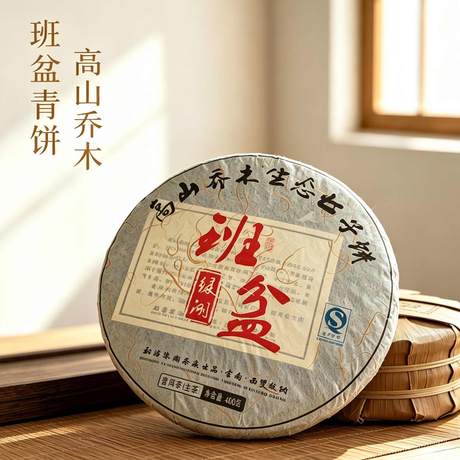 2013年班盘高山乔木生态青饼茶饼茶普洱茶生茶珍藏品纯干仓老生茶