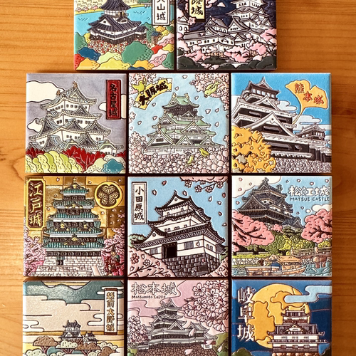 日本城市陶瓷美烧浓冰箱贴
