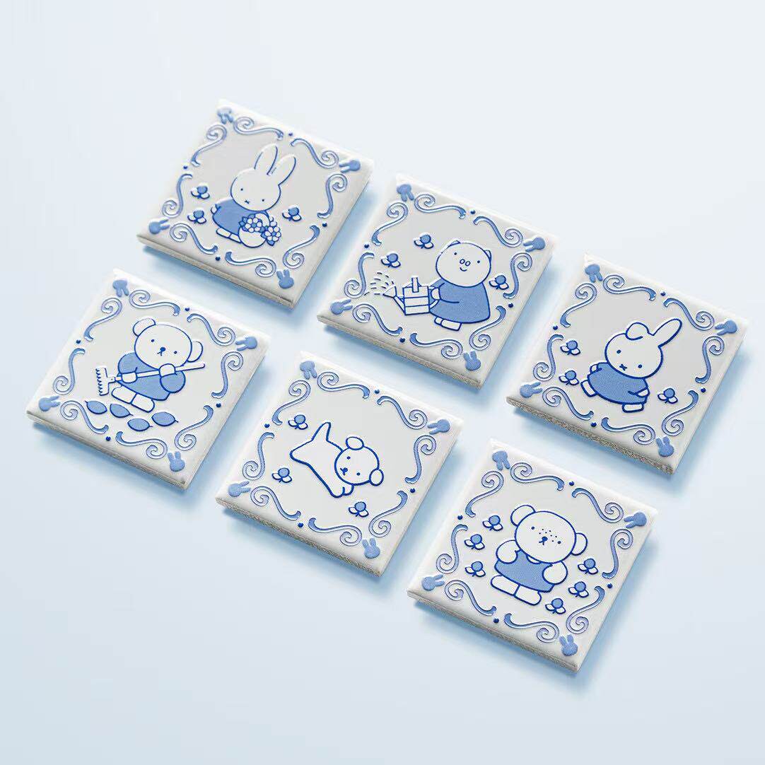 米菲兔联名周边限定制陶瓷美烧浓磁吸冰箱贴可爱卡通装饰新年礼物