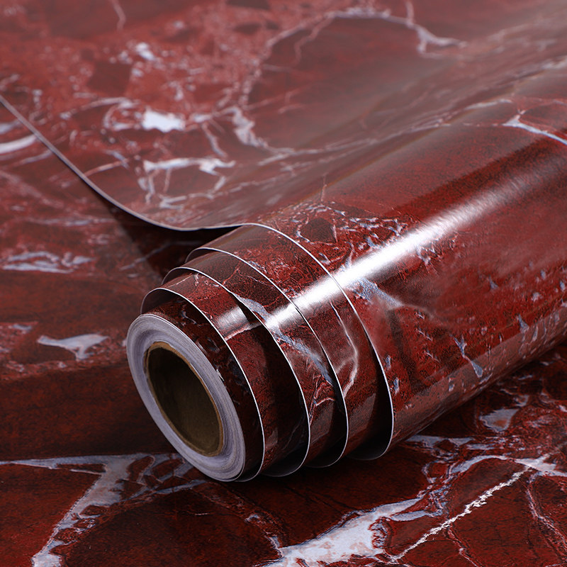 厨房防油耐高温墙贴纸橱柜灶台面翻新贴纸加厚自粘紫罗红大理石贴,家居饰品,软装墙贴,淘宝优惠券,粉丝福利购,淘宝优惠卷