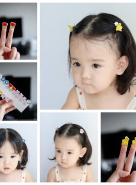 婴幼儿小号抓夹刘海发抓侧边夹