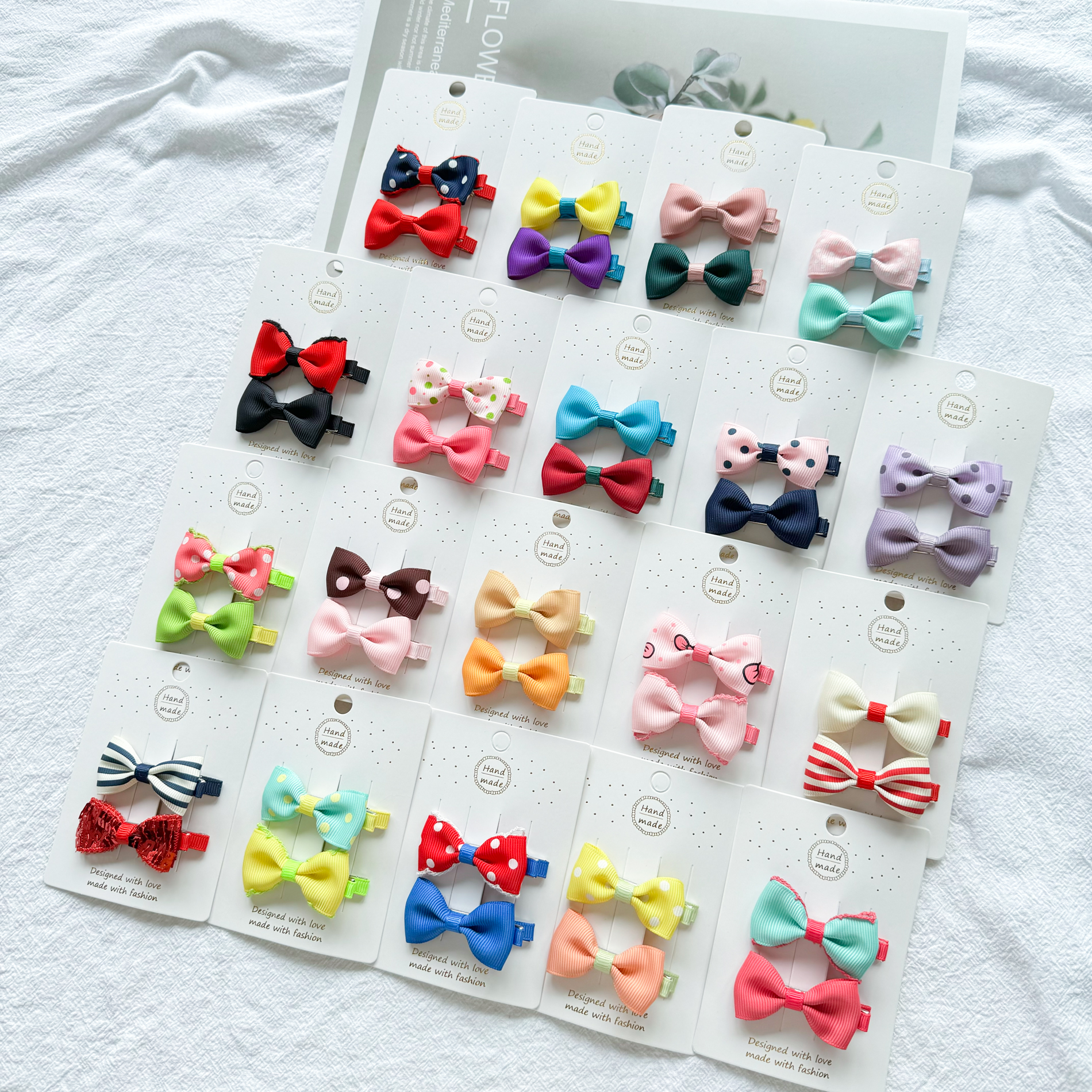 0-6简约女孩安全全包小号碎发夹