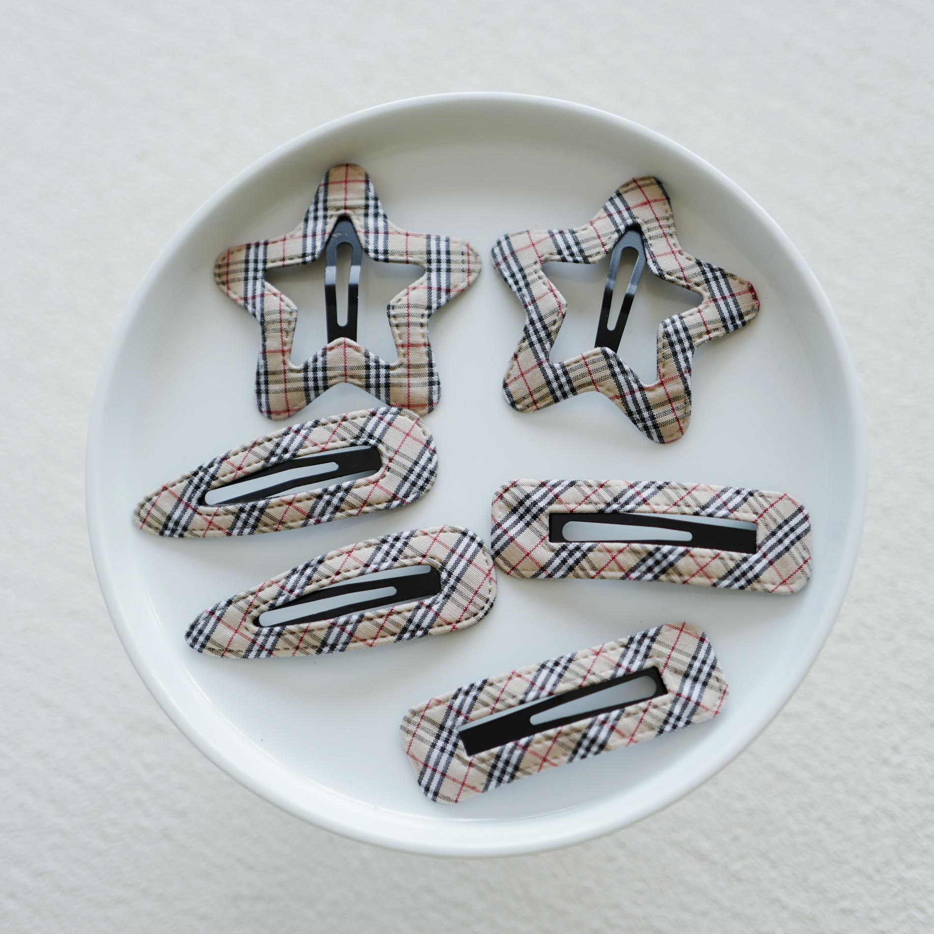 儿童韩版星星发夹女童碎发夹