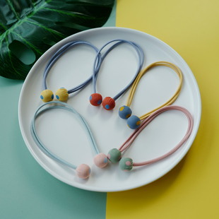 发量多加长发绳好用的高弹力学生马尾扎儿童扎辫子橡皮筋皮套发圈