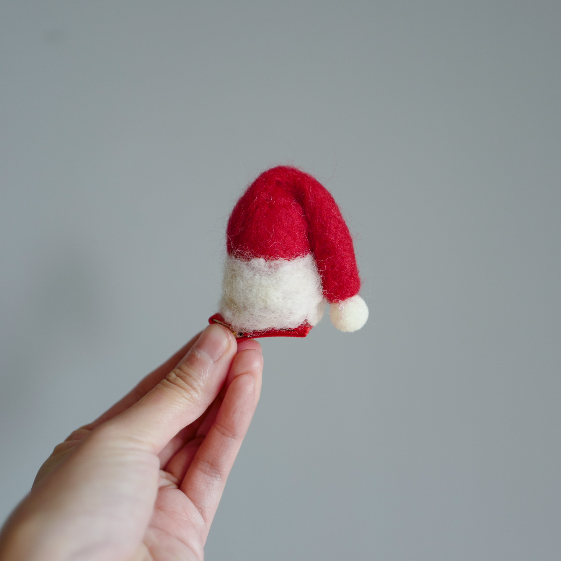 可爱红色立体圣诞帽宝宝全包发夹