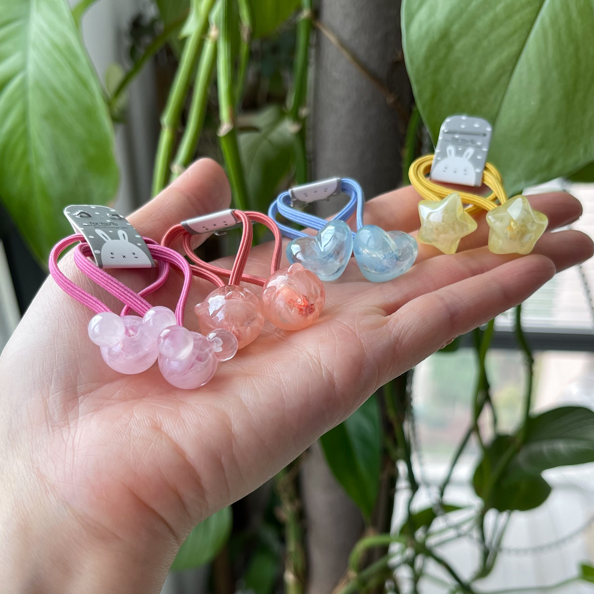 小女孩扎啾啾小号橡皮筋儿童头饰不伤发头绳发圈发绳女童皮套发饰