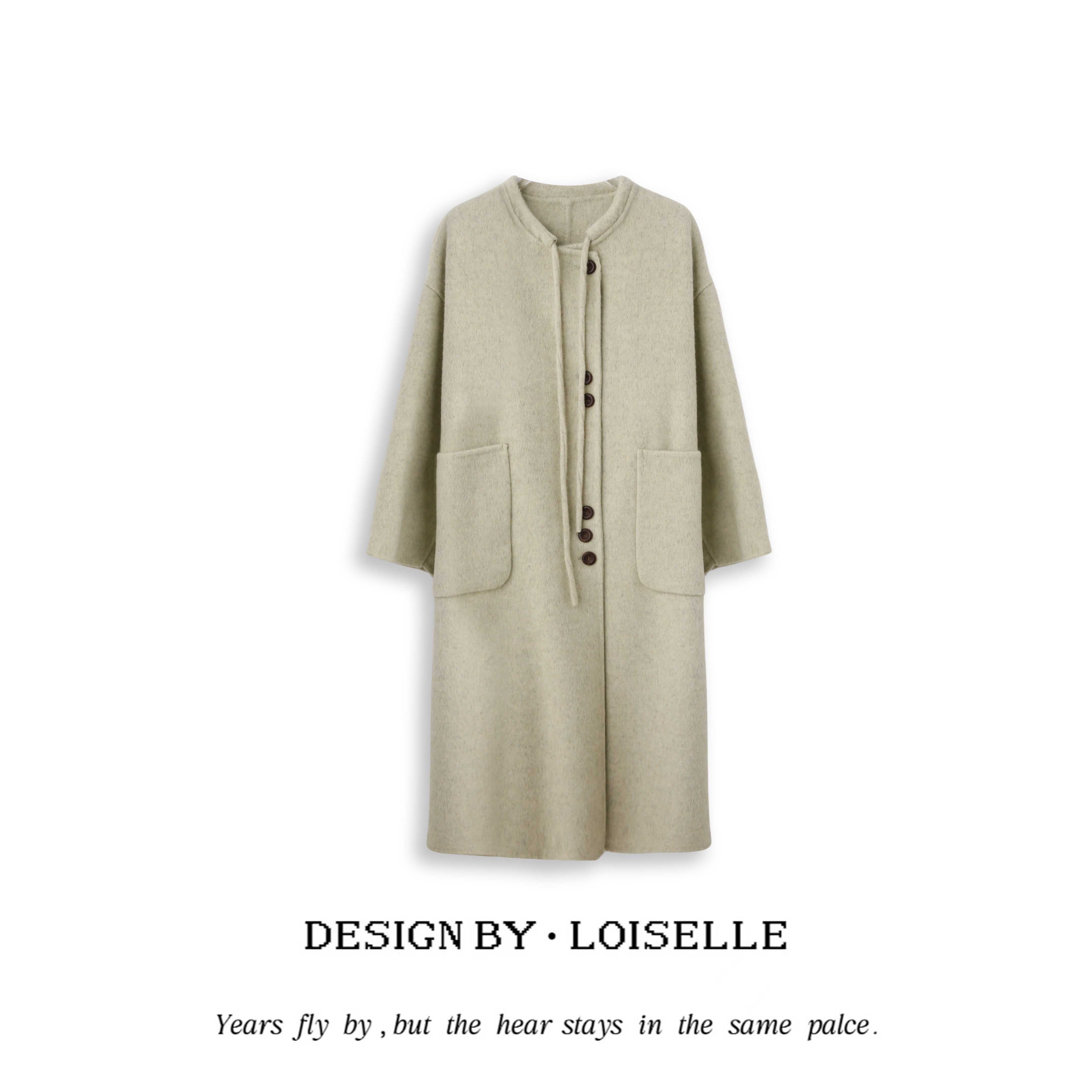 LOISELLE洛赛儿【云涧风栖】休闲大衣外套 LS1703