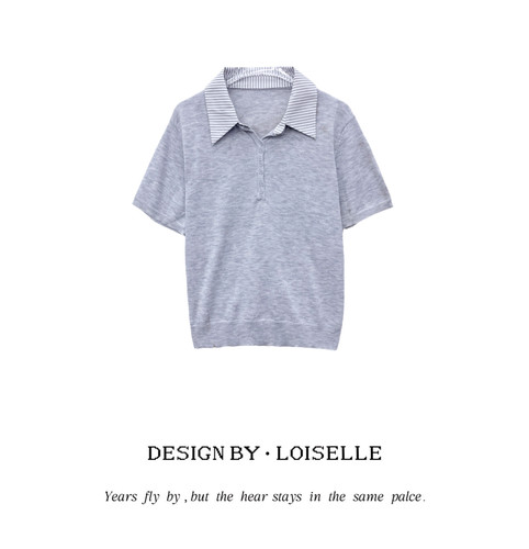 【告别之夜】LOISELLE洛赛儿【落眸短袖】时尚百搭短袖