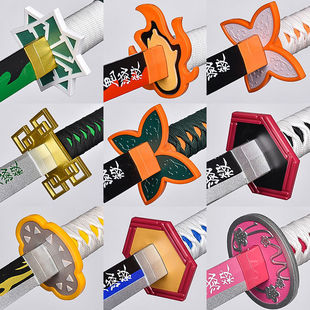 鬼灭之刃日轮刀cos道具一米木刀学生动漫时透无一郎金属未开刃