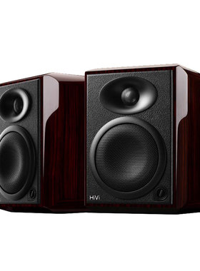 Hivi/惠威 H4 钢琴烤漆独立放大监听游戏音箱桌面音响 D100 D1100