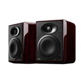 Hivi/惠威 H4 钢琴烤漆独立放大监听游戏音箱桌面音响 D100 D1100