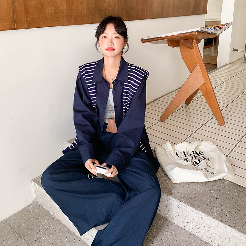 【档口有货】衬衫（披肩）+裤子三件套2D122-2716-P185控268,女装套装/套裙,2D122