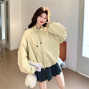 【档口 有货】休闲绑带皮衣外套 2D122-2803-P150控218图片