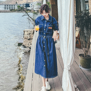 【档口有货】 不挑人牛仔长袖连衣裙 2D122-9027-P135 控188图片