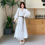 【档口有货】波西米亚连衣裙（配腰带）2D122-2713-P155控228，女装连衣裙，2D122