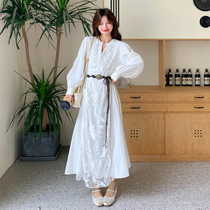 【档口有货】波西米亚连衣裙（配腰带） 2D122-2713-P155 控228图片