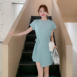 【档口现货】字母系带连衣裙2D122-2630-P135控198，女装连衣裙，2D122