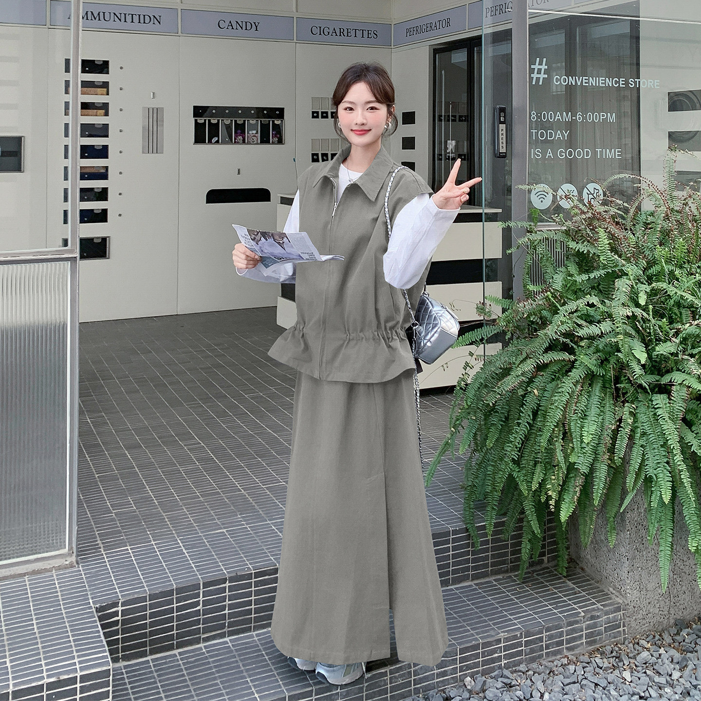 【有货】休闲三件套套装2D122-2804-P205控328,女装套装/套裙,2D122