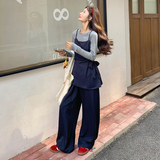 【档口有货】时尚三件套套装2D122-2720-P175控258，女装套装/套裙，2D122