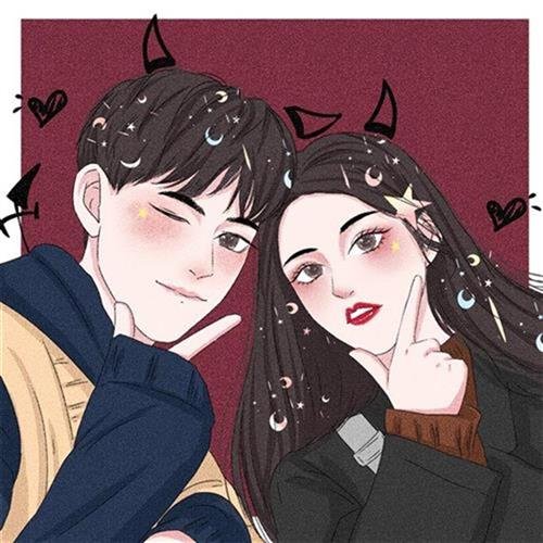 手人头像定制漫画设计情头卡通微信头像设计真绘照片