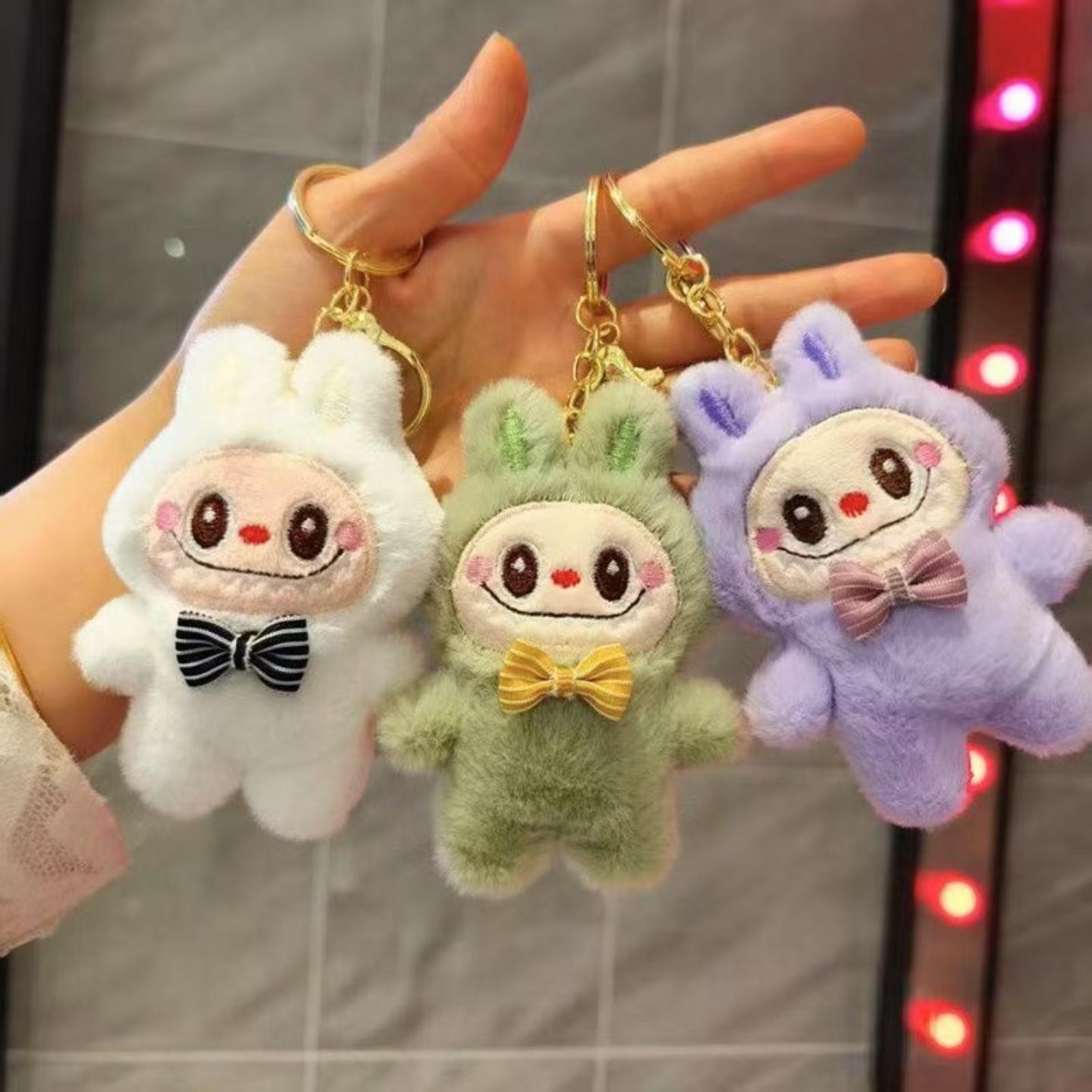 可爱毛绒拉布布公仔挂件