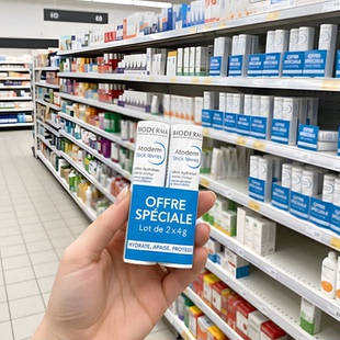 保税仓贝德玛赋妍舒缓修护润唇膏滋润补水保湿打底淡化唇纹2支