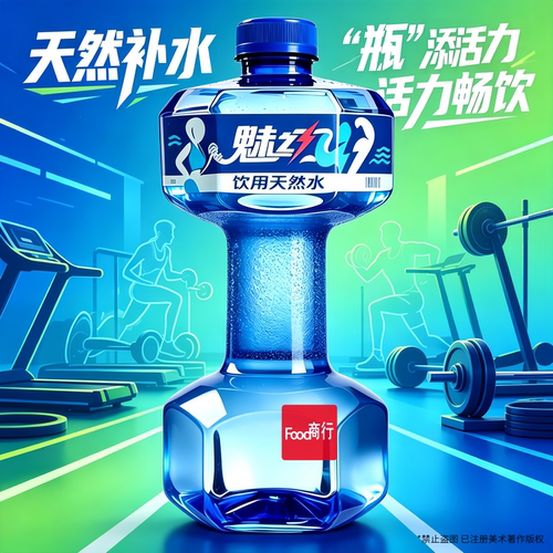 魅之力哑铃水大容量饮用天然水