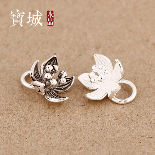 diy花蕊挂件吊坠水晶手链银饰品