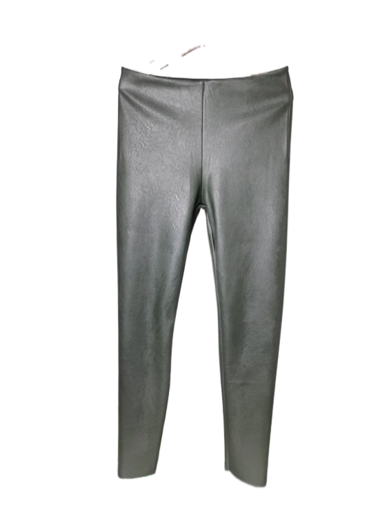 0韩版显瘦高哑光PU仿皮打底裤