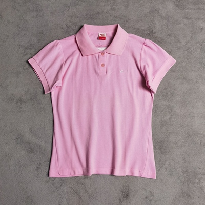 100棉！柔软亲肤！透气！回力小时候的回忆！立领POLO衫短袖T恤女