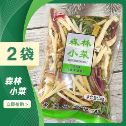 森源保鲜山野菜森林四品 森林小炒 混合蘑菇杂菌刺老芽东北绿蕨菜