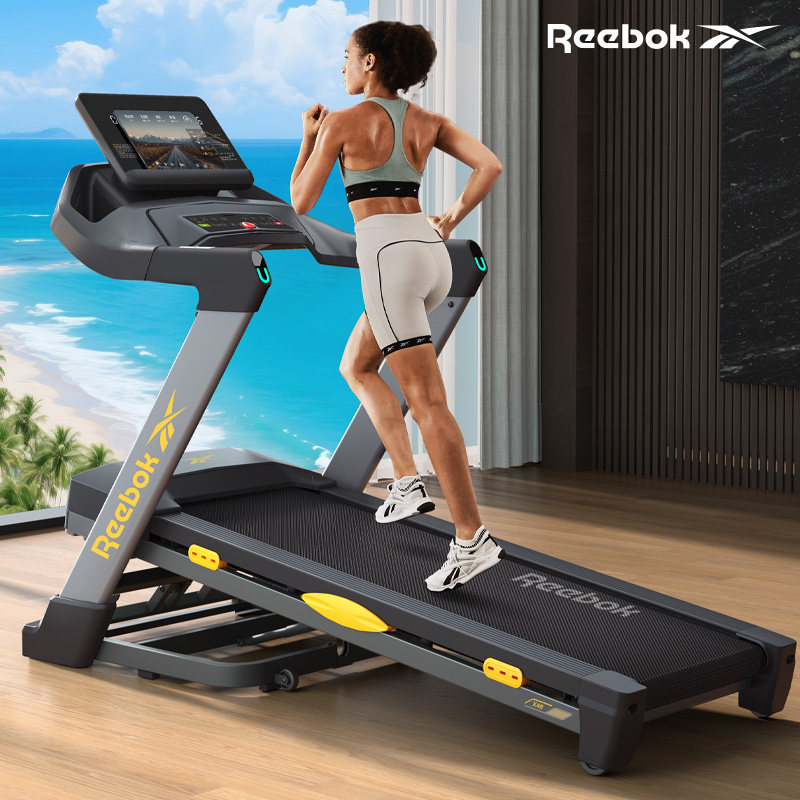 Reebok锐步X48跑步机家用款室内大坡度爬坡机健身房专用运动器材