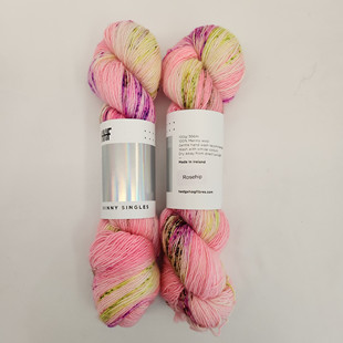 HHF Skinny Singles 刺猬线爱尔兰进口毛线手染线羊毛100克366米