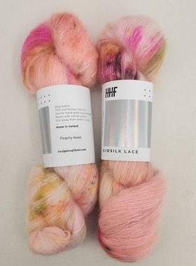 HHF Kidsilk Lace 刺猬线爱尔兰进口毛线手染线马海毛线50克420米